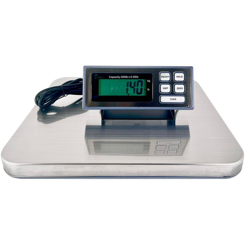 500 lb x 0.1 lb - 18 x 24 - Washdown Bench Scale - Legal For Trade