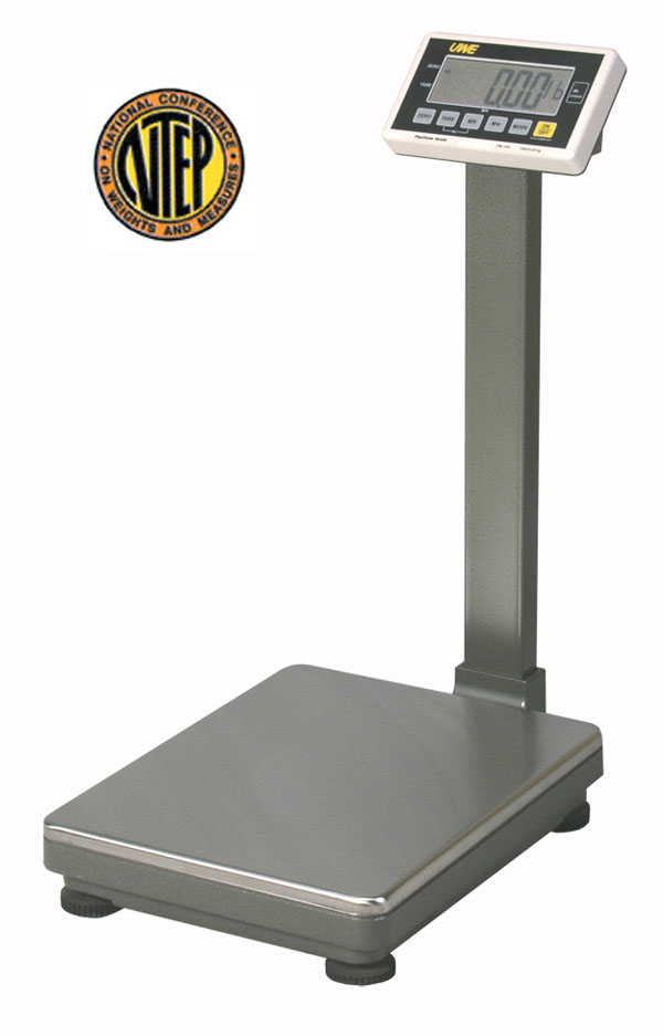 500 lb x 0.1 lb - 18 x 24 - Washdown Bench Scale - Legal For Trade